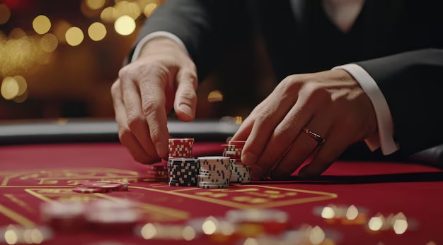 SA Gaming live dealer studio with multi-camera setup